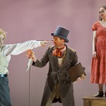 Chris Myers, Danny Wolohan, Amber Gray (L-R) in An Octoroon at Soho Rep. Photo: Pavel Antonov