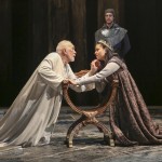 King Lear. Frank Langella and Isabella Laughland. Photo by Richard Termine