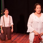 Petunia and Chicken (L to R Karim Muasher, Carrie Brown)