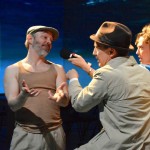 L-R: Michael Whitney, Robert Honeywell, and Katherine Boynton in THE PIG, OR VÁCLAV HAVEL’S HUNT FOR THE PIG at 3LD Art & Technology Center. Photo by Arthur Cornelius